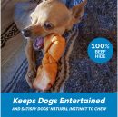 4-5" Rawhide Bones for dogs | Premium Rawhide Chews (50 Count)
