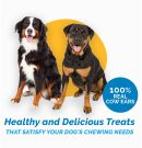 Cow Ears for Dogs | 100% Natural Cow Ears Chews (10 and 100 Count) by 123 Treats