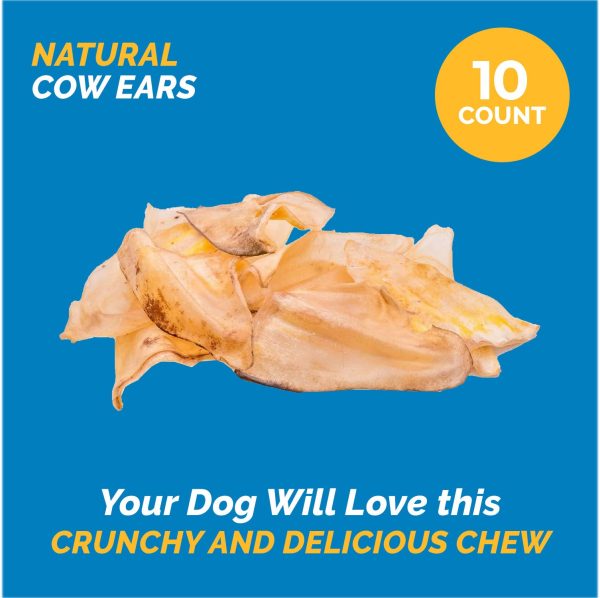 Cow Ears for Dogs | 100% Natural Cow Ears Chews (10 and 100 Count) by 123 Treats - Image 7