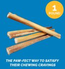 BULLY STICKS for Dogs 6 Inches - 1 Pound  | 100% Natural Dog Chews