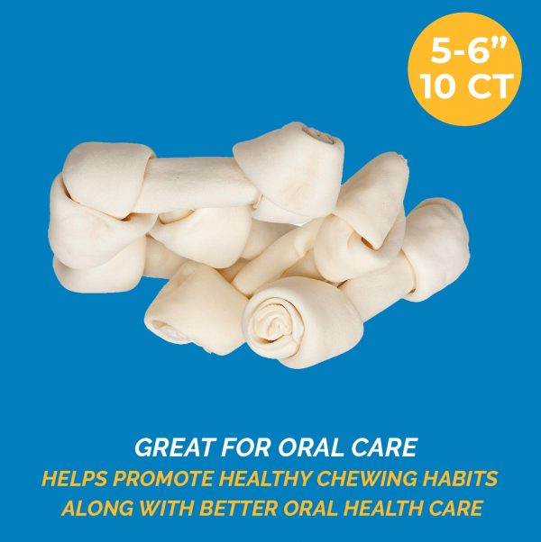 5-6" inches Rawhide Bones | 100% Natural Beef Hides Chews (10, 25 or 50 Count) - Image 11