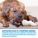 4-5" Rawhide Bones for dogs | Premium Rawhide Chews (50 Count)