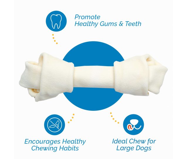 8-9 inches Large Rawhide Bones (15 Count) 100% Natural Bulk Bones - Image 5