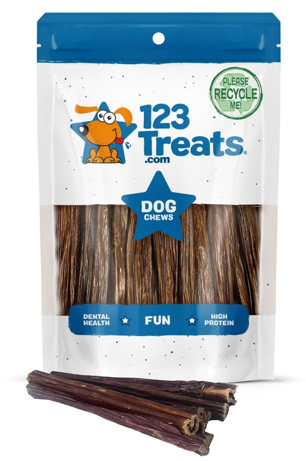 Beef Stick Dog Treats - 100% Natural Esophagus Gullet Chews for Dogs (6 inches 10 or 30 Count) - Image 14