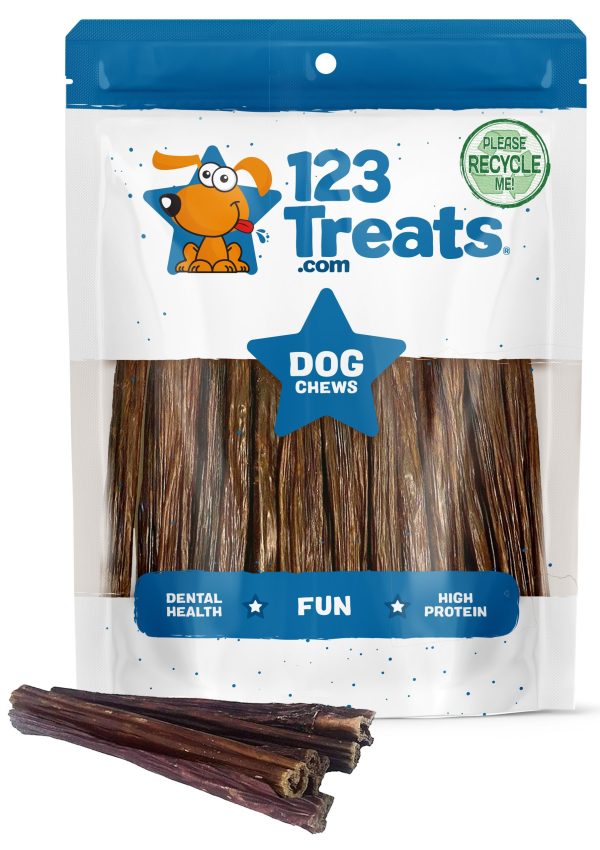 Beef Stick Dog Treats - 100% Natural Esophagus Gullet Chews for Dogs (6 inches 10 or 30 Count) - Image 13