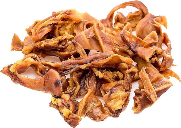 Pig Ears Strips for Dogs (8 Oz & 1, 5 pounds) 100% Natural bite size Pork Dog Chews From 123 Treats - Image 4