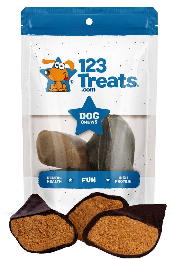 Beef Filled Cow Hooves (3 or 10 Count) 100% Natural Dog Dental Treats From 123 Treats - Image 12